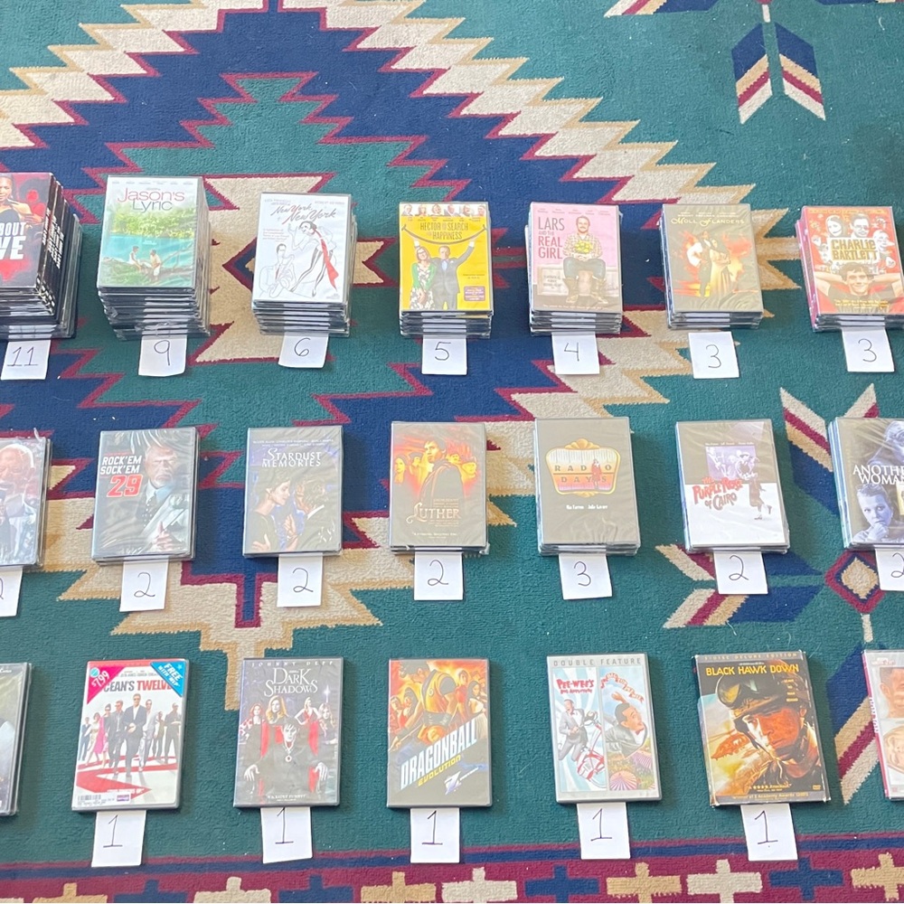 UNOPENED DVDs 
1 for $10
3-$15